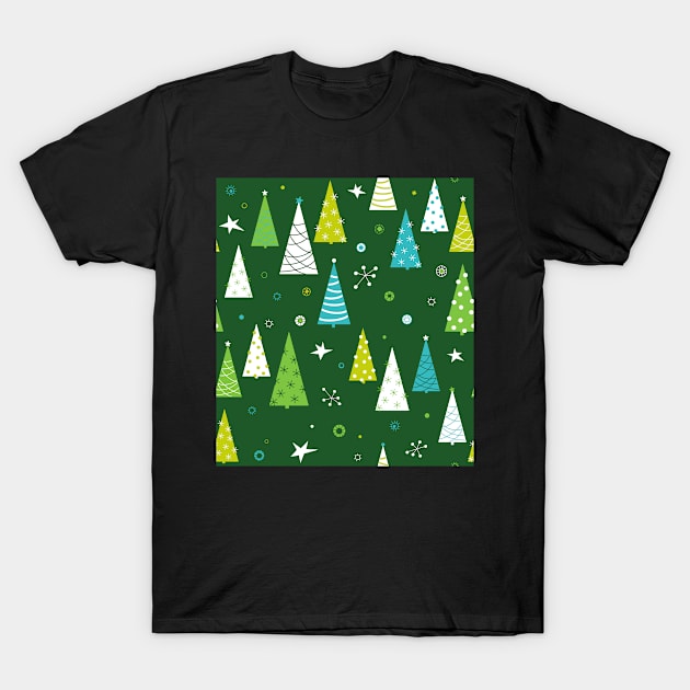 Christmas Forest T-Shirt by PolitaStore